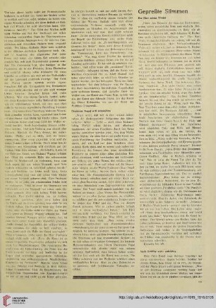 Gepreßte Stimmen