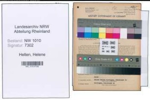 Entnazifizierung Helene Helten , geb. 23.02.1876 (Mitinhaberin)
