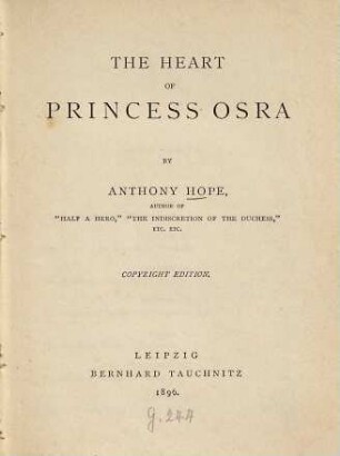 The heart of Princess Osra