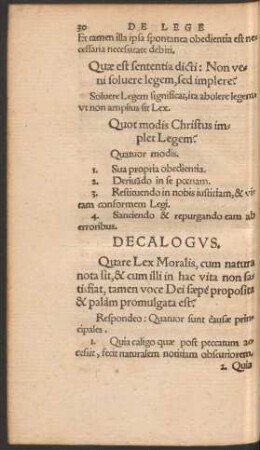 Decalogus.