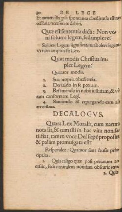 Decalogus.