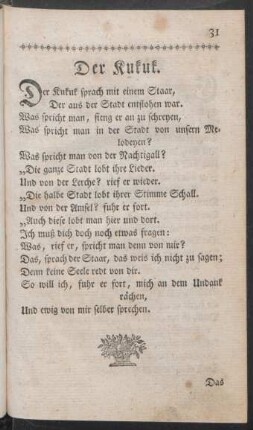 Der Kukuk