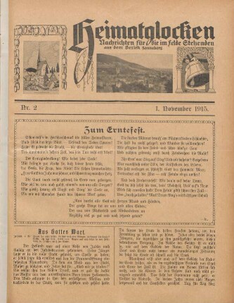 2.1915: Heimatglocken