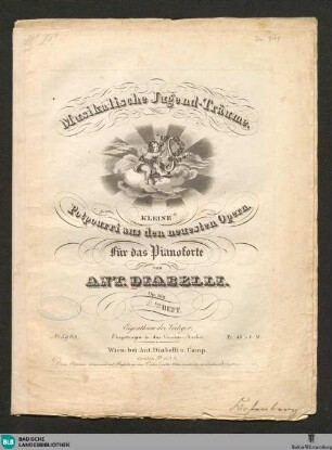 Erstes Potpourri nach Motiven der Oper: I Puritani (Die Puritaner) von V. Bellini