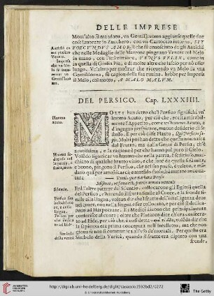 Cap. LXXXIIII. Del Persico