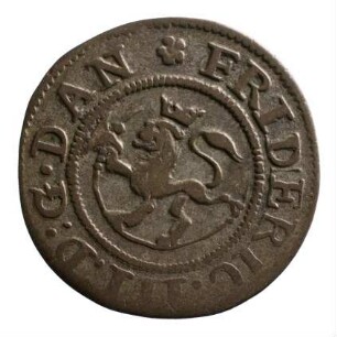 Münze, 2 Skilling, 1668