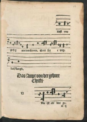 Das Ampt von der geburt Christi