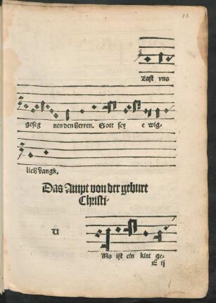 Das Ampt von der geburt Christi