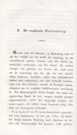3. De residentie Buitenzorg