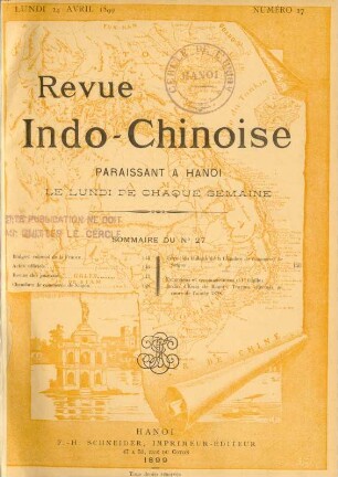 Lundi 24 Avril 1899. Numéro 27