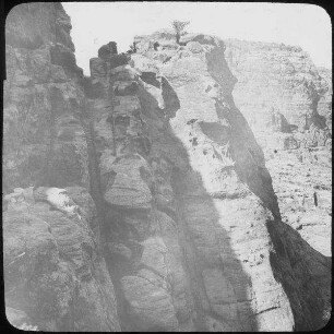 Treppe v. gebel [djebel, dschebel] en-numer [Umgebung Petra]