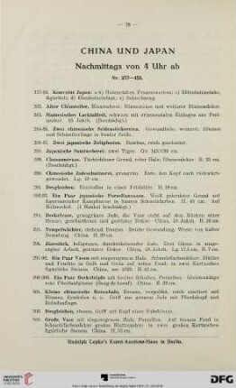 China und Japan (Nr. 277-453)