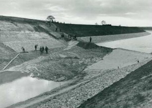 Staubecken Sersno, Oberschlesien, Deutschland, 1938-1939