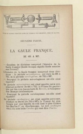 La Gaule franque. De 481 à 987