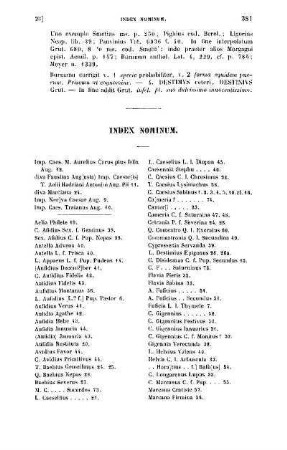 Index Nominum