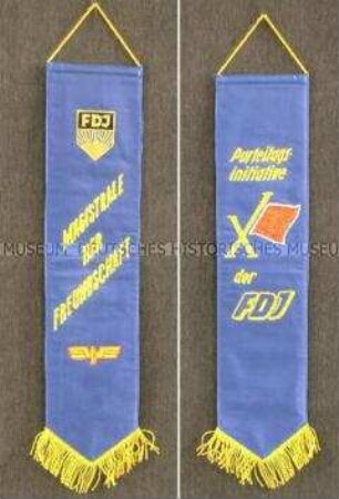 Fahnenschleife der FDJ