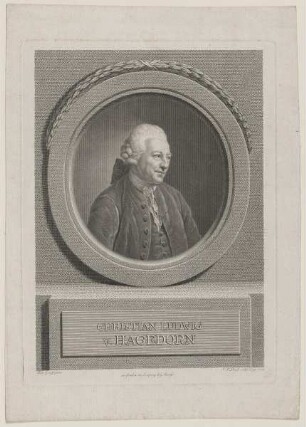 Bildnis des Christian Ludwig v. Hagedorn