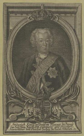 Bildnis von Friderich I., König von Preußen