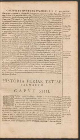 Historia Feriae Tetiae Palmarum.