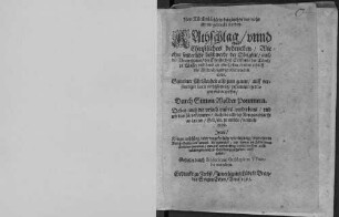 New Türckenbüchlein dergleichen vor dieser zeit nie gedruckt worden : Rathschlag vnnd Christliches bedencken, Wie ohne sonderliche beschwerde der Obrigkeit, auch der Vnterthanen, der Christenheit Erbfeind, der Türck ... zu vberwinden were ...