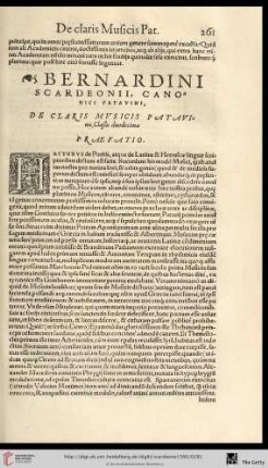 Classis XII. De claris musicis