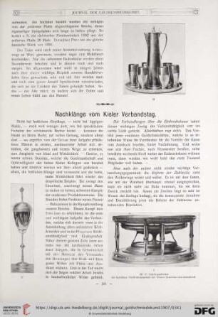 Nachklänge vom Kieler Verbandstag