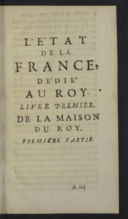 Première partie.