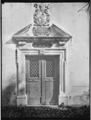 Baitenhausen Wallfahrtskapelle Sankt Maria am Berg Karmel Eingangsportal