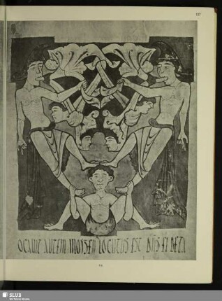 [116. Initial V aus einem Oktateuch aus Limoges (?), 12. Jahrh.]