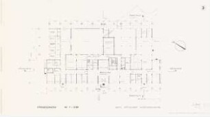 Hotel (»InterContinental«), Düsseldorf: Grundriss EG 1:200