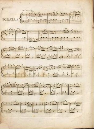 Quatre sonates d'une difficulté progressive : pour Le Forte Piano : avec accompt. de violon ad-libitum : oeuvre 9me 1re livraison