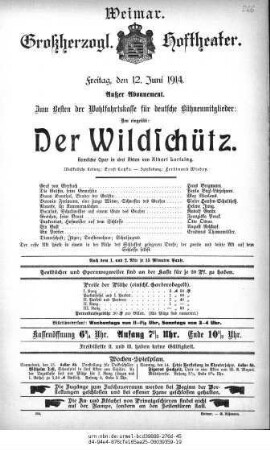 Der Wildschütz
