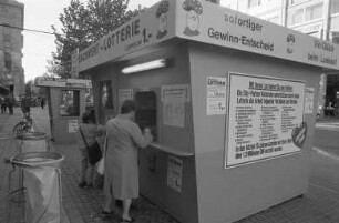 Weihnachtslotterie 1986 der Geschäftsvereinigung "City-Partner" Karlsruhe