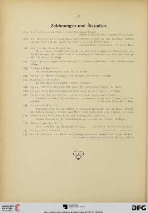 Zeichnungen und Ölstudien (Nr. 308-322)