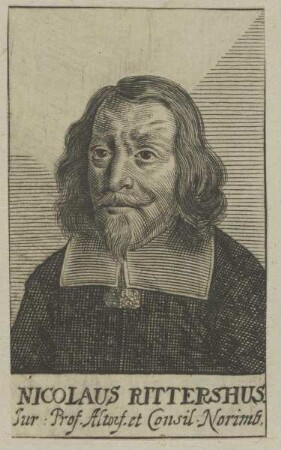 Bildnis des Nicolaus Rittershusius