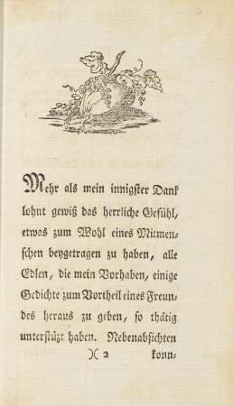 Mehr als mein innigster Dank...