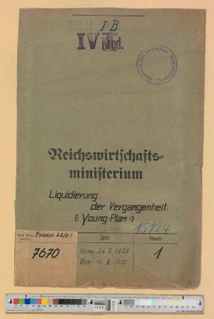Youngplan: Liquidierung der Vergangenheit