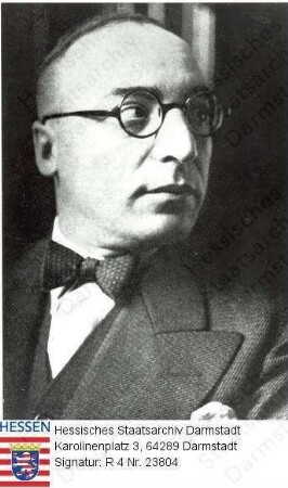 Jung, Edgar J. (1894-1934) / Porträt, Brustbild