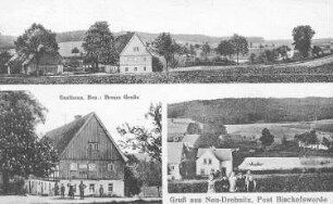 Bischofswerda-Kleindrebnitz. Gasthaus u.a. Motive, Ansichtskarte