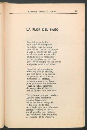 La flor del pago