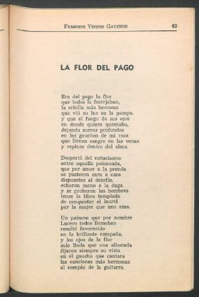 La flor del pago