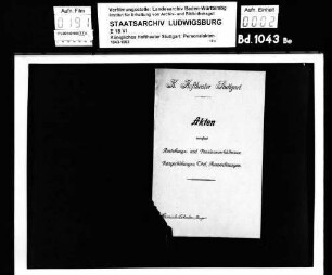 Lohalm, Heinrich (*13.03.1882 in Hamburg +12.03.1933); Kammersänger; ausgesch.: 1933