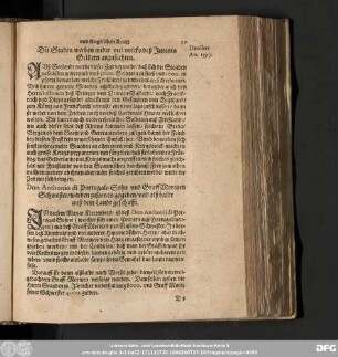 Don Anthonio di Portugals Sohn vnd Graff Moritzen Schwester/ werden zusamen gegeben/ vnd alß baldt auß dem Landt geschafft.