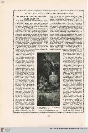25: Die Deutsche Kunstausstellung Baden-Baden 1910