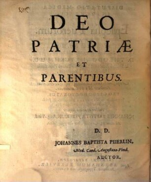 Disp. med. inaug. de epilepsia puerorum
