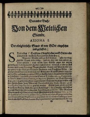 Von dem Weltlichen Stande.