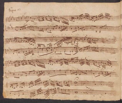 Giguen und Fughetten; cemb; c-Moll