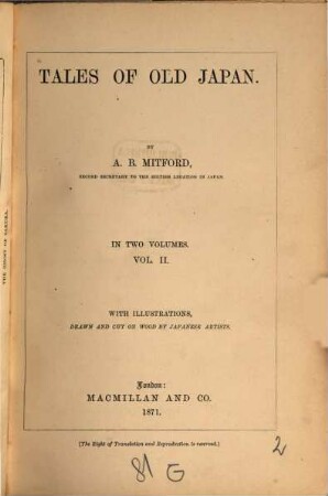 Tales of old Japan : in two volumes, 2