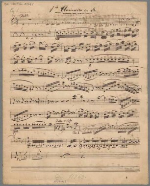 5 Instrumental pieces; winds, sticks - BSB Mus.Schott.Ha 12667