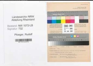 Entnazifizierung Rudolf Ploeger , geb. 16.11.1901 (Fuhrunternehmer)